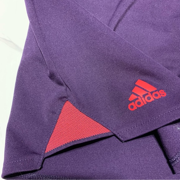 EUC Adidas Climalite Purple Orange Tennis Skort Size Small - Picture 6 of 11